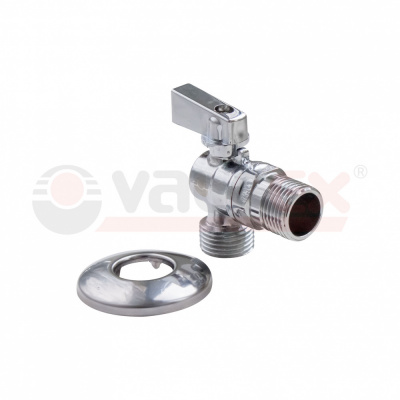 Кран шар. угловой для подкл. с/т приборов 1/2"х1/2"