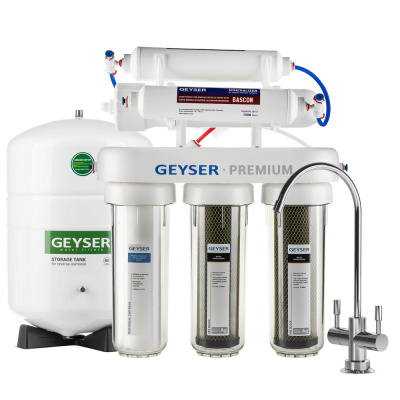Фильтр 5 ступеней Гейзер Премиум обратный осмос (бак 12 л)